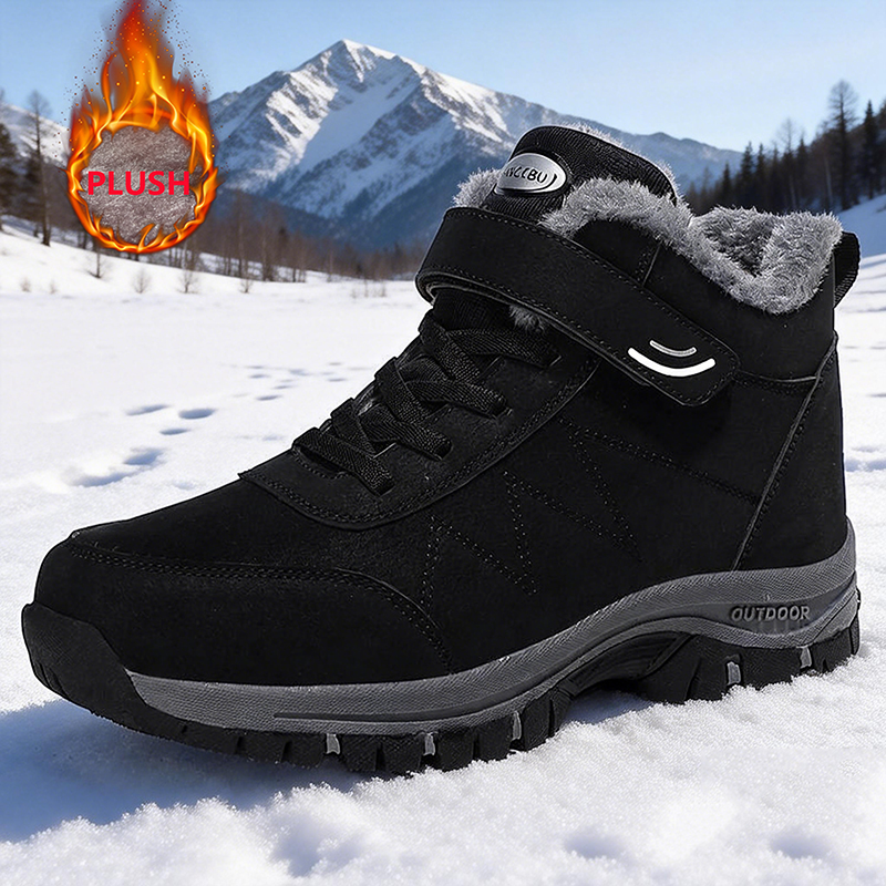Men'S Ethnic & Formal Designer Wear Studio S - Winter Warm Men Boots With Fur