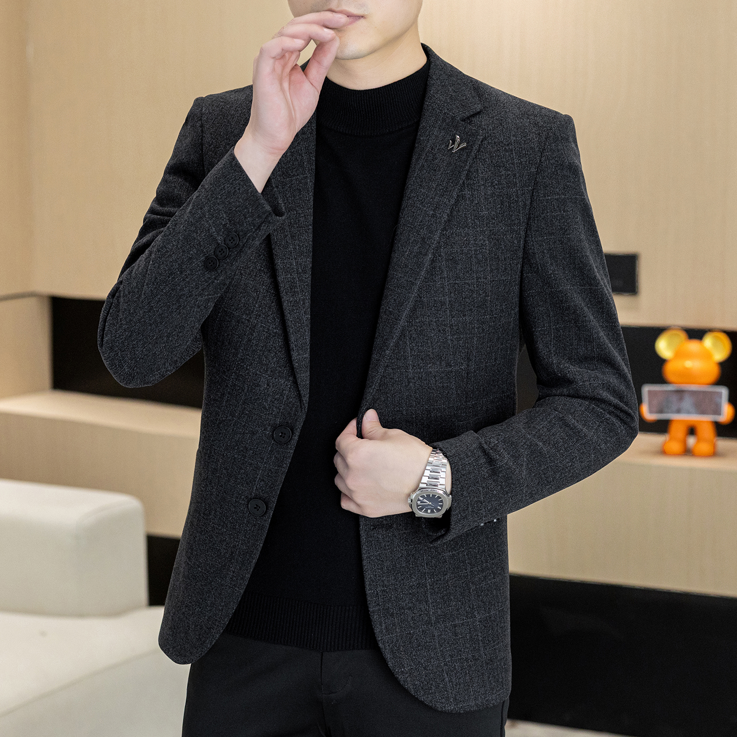 Men'S Formal Wear In Winter - Autumn and winter new men's suits,