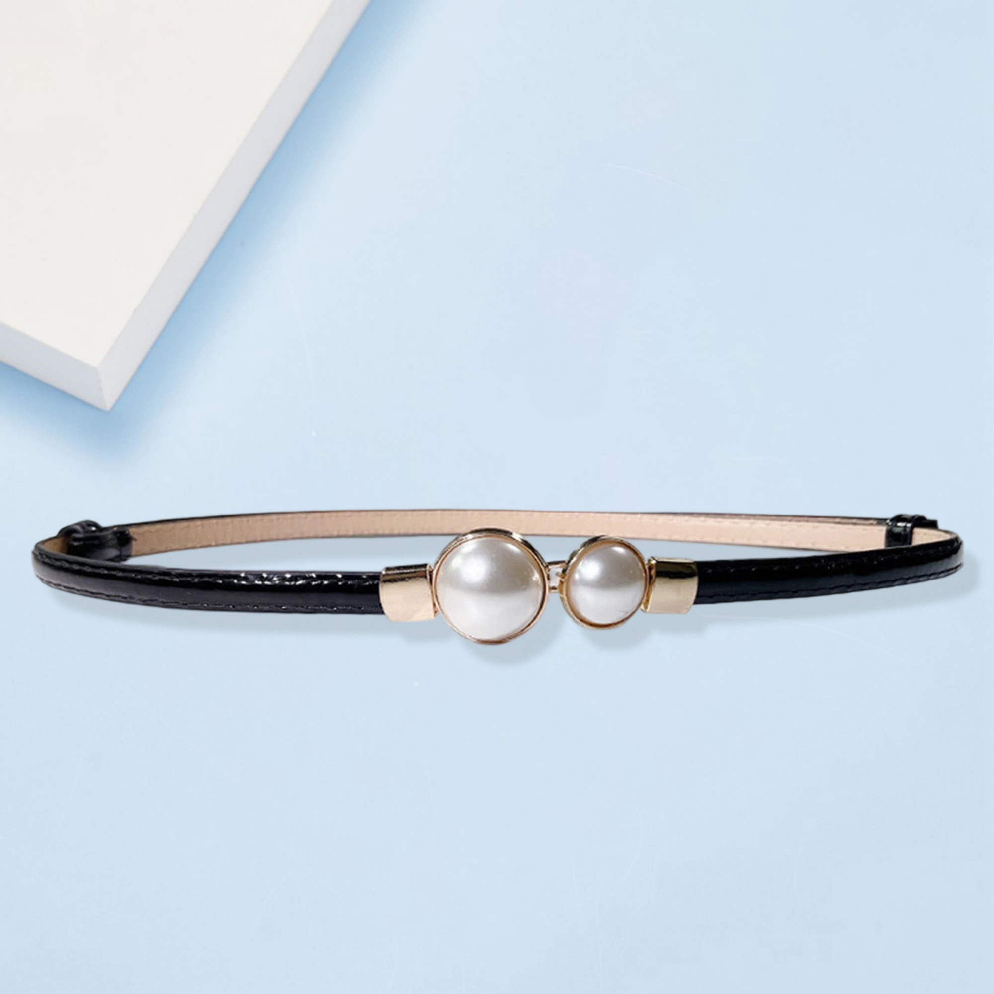 Formal Belt Leather Thin - Elegant Women s Leather Belt with