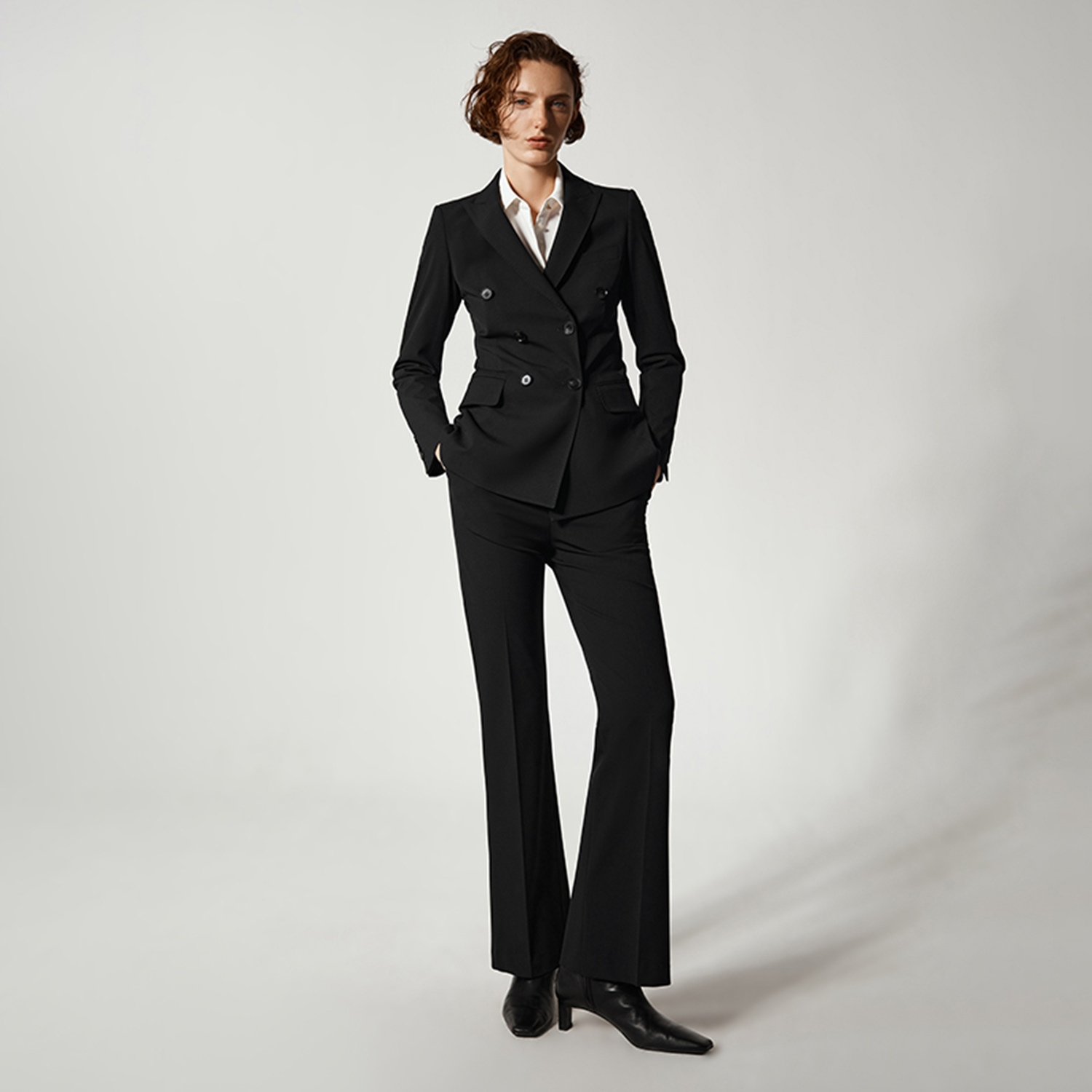 Allingentle Women Pantsuit 2 P – Double Breasted Blazer recenzja i cena