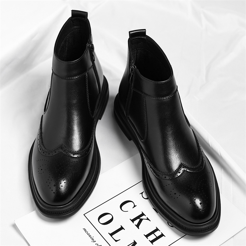 Autumn  Winter Thick Soled Men – Men'S Formal Wear In Winter recenzja i cena
