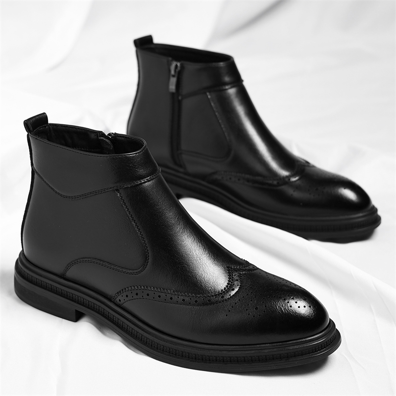 Autumn  Winter Thick Soled Men – Men'S Formal Wear In Winter recenzja i cena