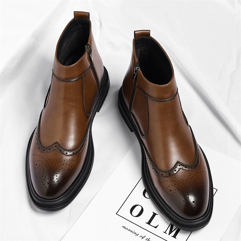 Autumn  Winter Thick Soled Men – Men'S Formal Wear In Winter recenzja i cena