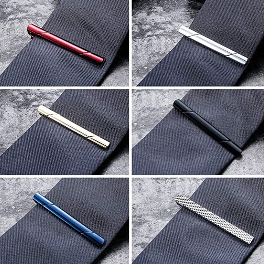 8Pcs Business Tie Clips Copper – Men Formal Wear Look recenzja i cena