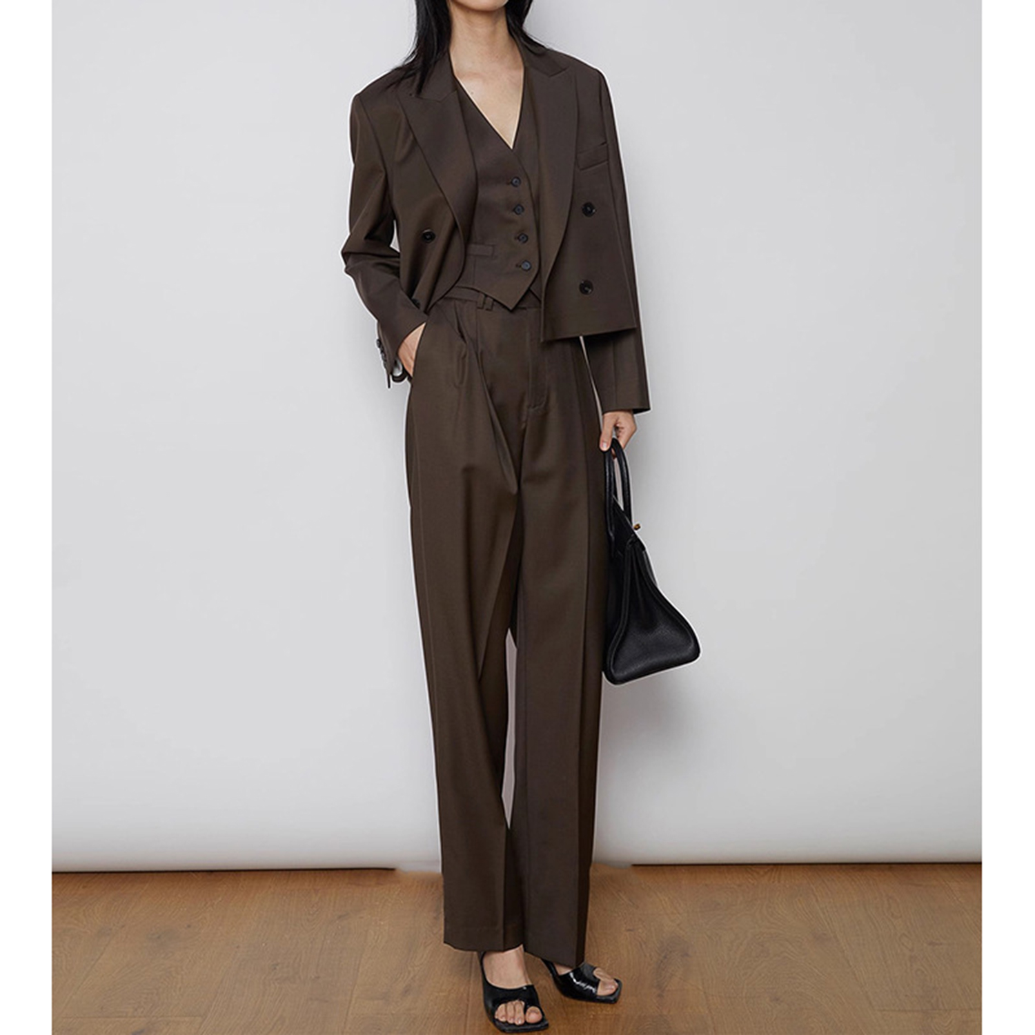 Allingentle Women's Suit Pants – Double Breasted Blazer recenzja i cena