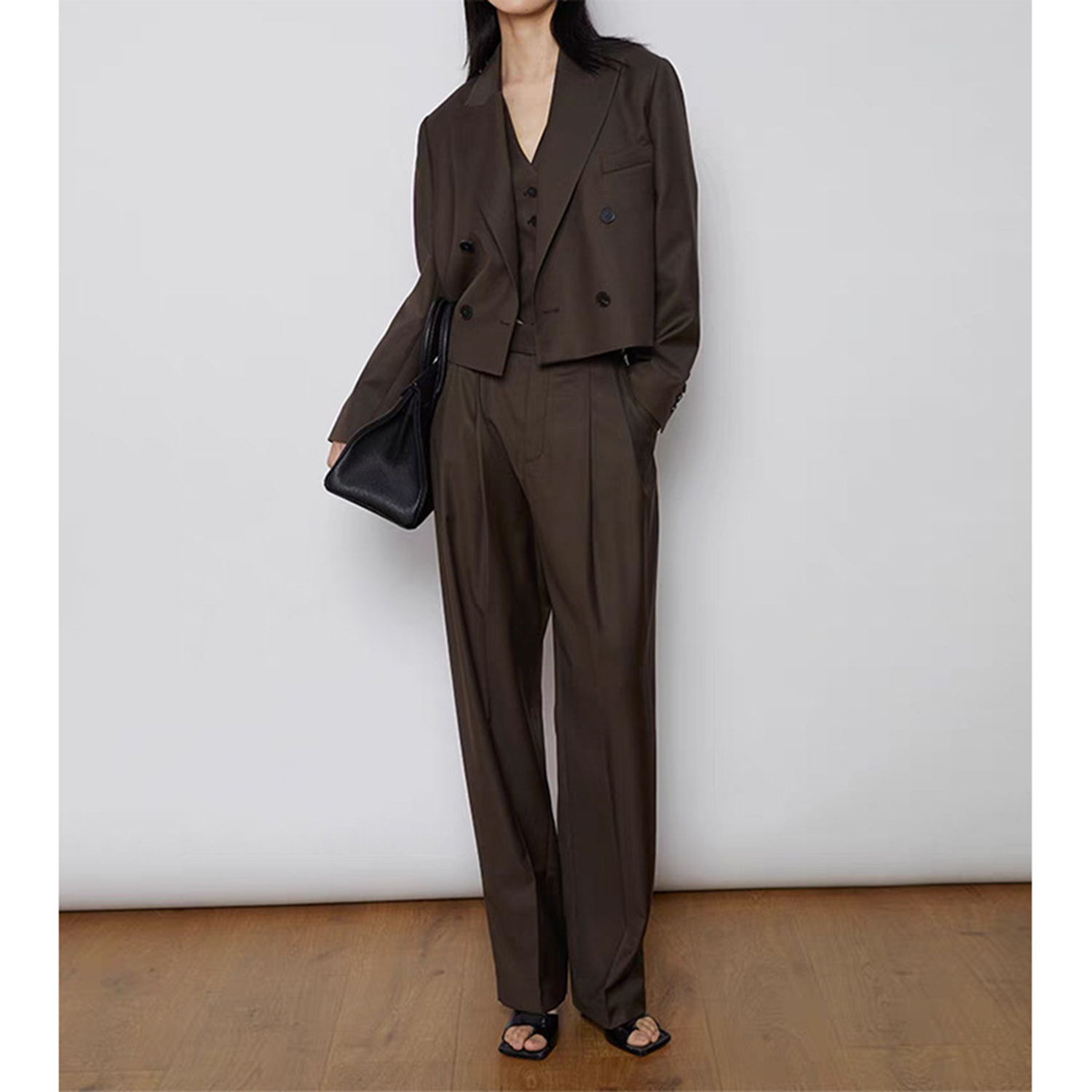 Allingentle Women's Suit Pants – Double Breasted Blazer recenzja i cena