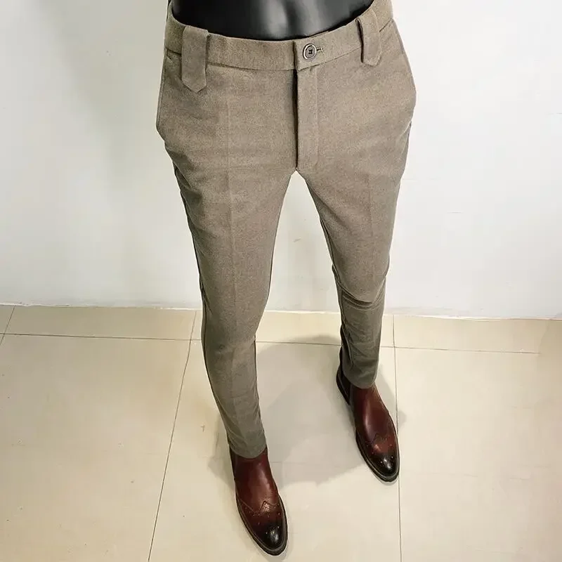 Autumn Winter Thickened Woolen – Men'S Formal Wear In Winter recenzja i cena