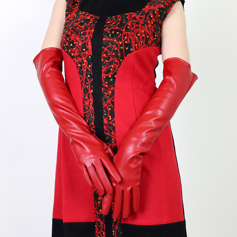 Women's Fashion Sexy Wide Slee – Formal Glove Leather recenzja i cena