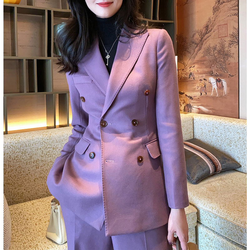 Allingentle Purple Women's Sui – Double Breasted Blazer recenzja i cena