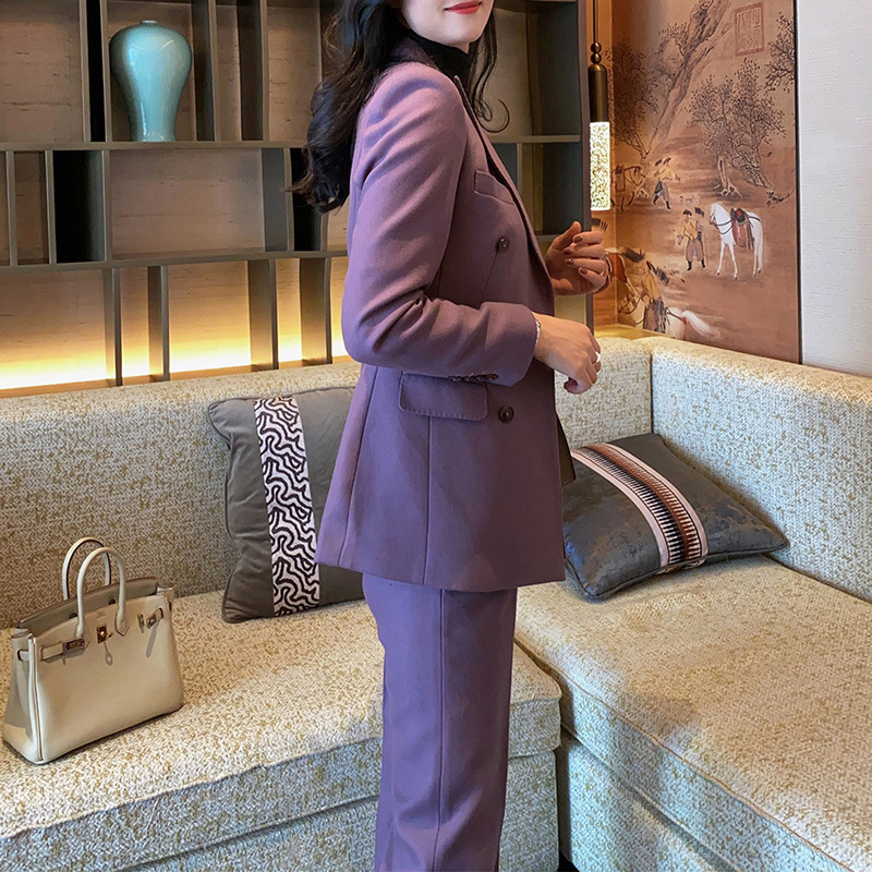Allingentle Purple Women's Sui – Double Breasted Blazer recenzja i cena