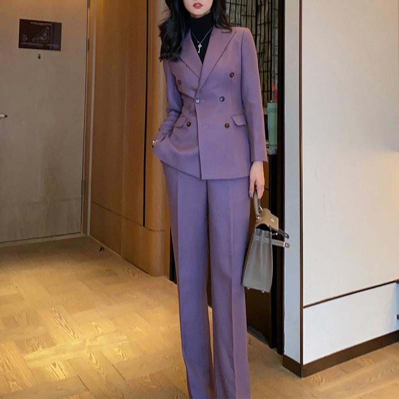 Allingentle Purple Women's Sui – Double Breasted Blazer recenzja i cena