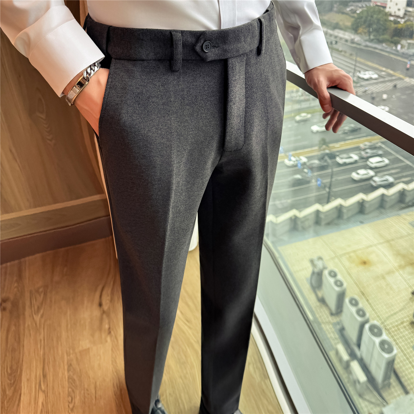 Men's Wool Blend Straight Dres – Men'S Formal Wear In Winter recenzja i cena
