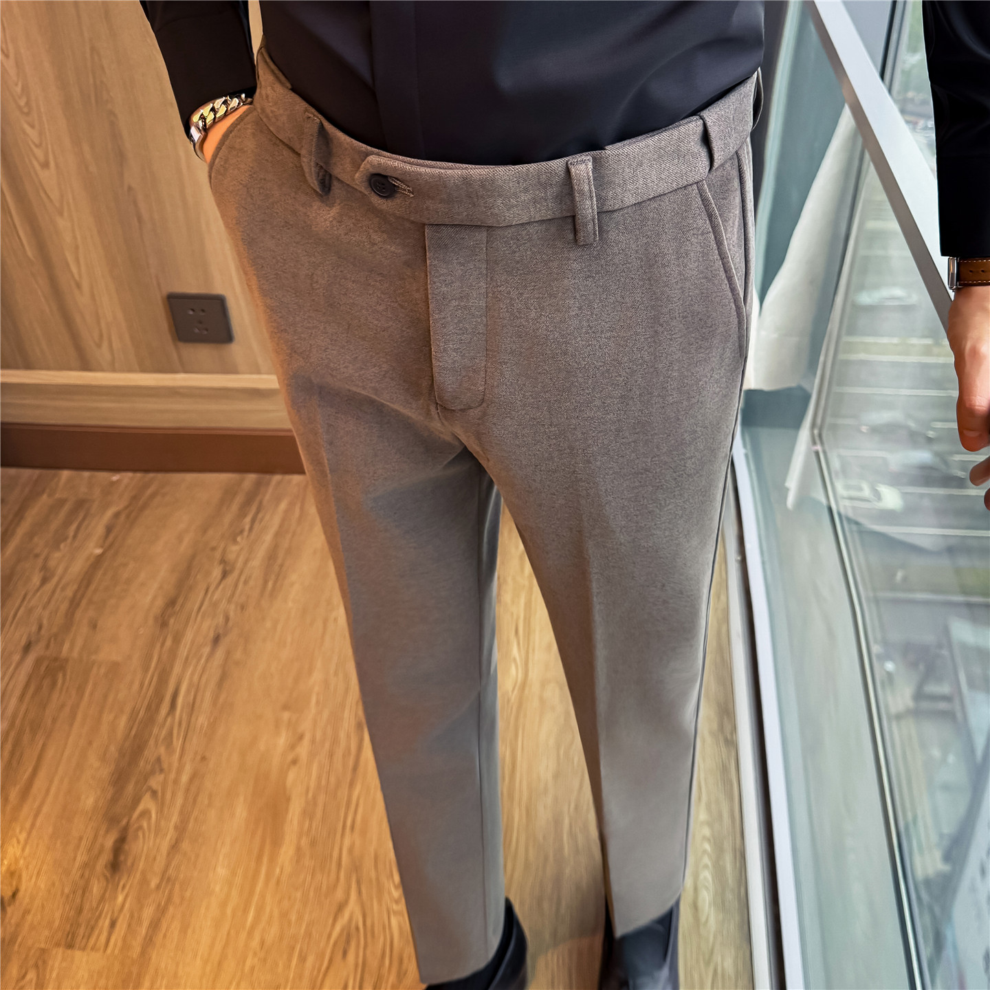 Men's Wool Blend Straight Dres – Men'S Formal Wear In Winter recenzja i cena