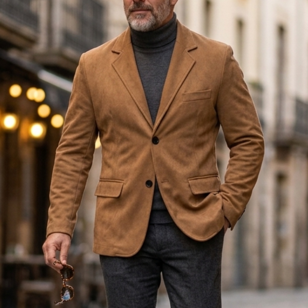 Men's Vintage Smart Casual Sue – Men'S Formal Wear In Winter recenzja i cena
