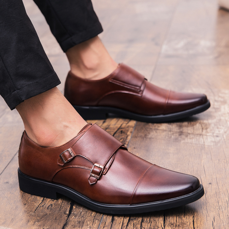 New Men Oxfords Shoes Black an – Men Formal Wear Brown recenzja i cena