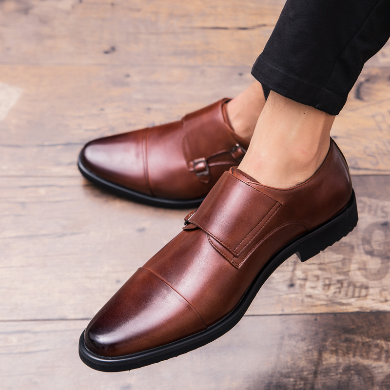 New Men Oxfords Shoes Black an – Men Formal Wear Brown recenzja i cena