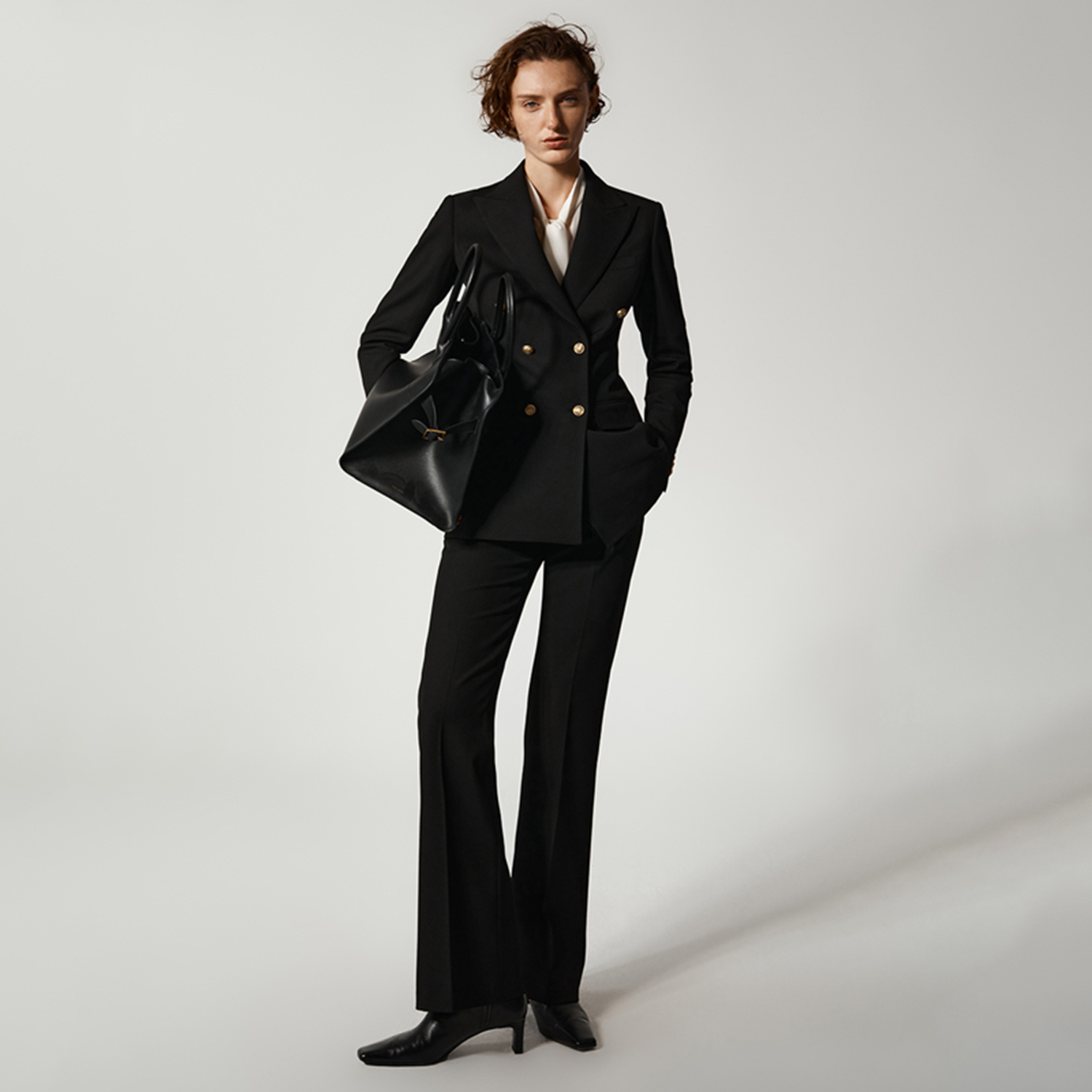 Allingentle Women Pantsuit 2 P – Double Breasted Blazer recenzja i cena