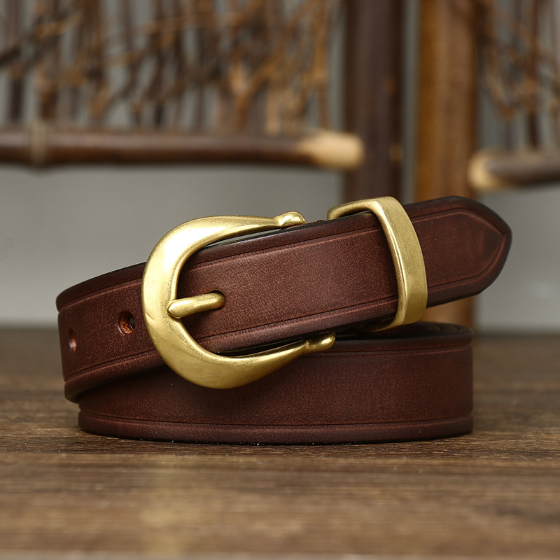 85-120cm Women Pure Real Cowhi – Formal Belt Leather Thin recenzja i cena
