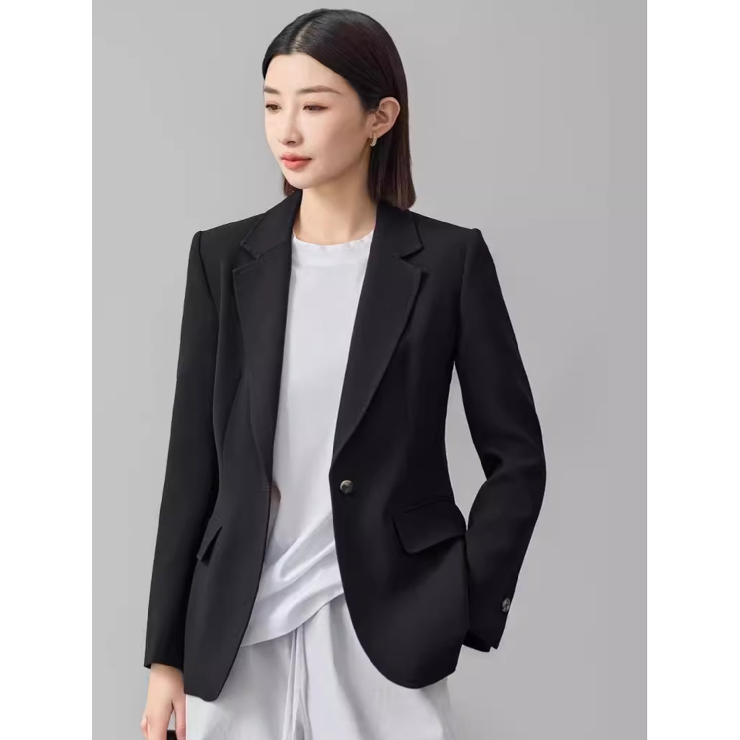 Allingentle Women's Suit Slim  – Double Breasted Blazer recenzja i cena