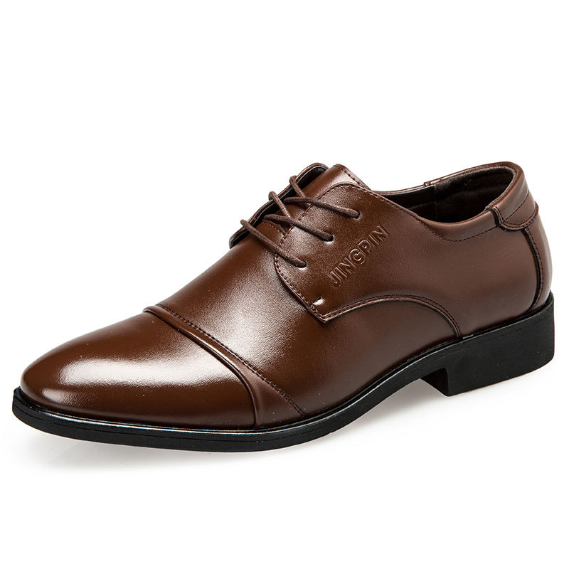 Large-sized men's leather shoe – Large Men Formal Wear recenzja i cena