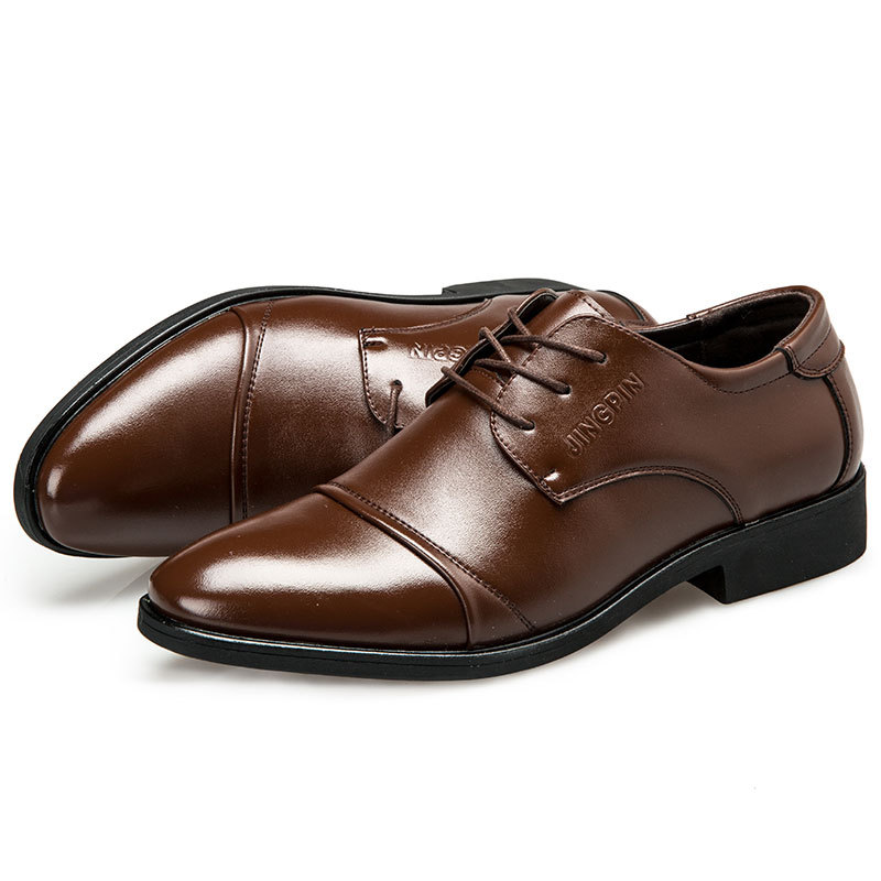 Large-sized men's leather shoe – Large Men Formal Wear recenzja i cena