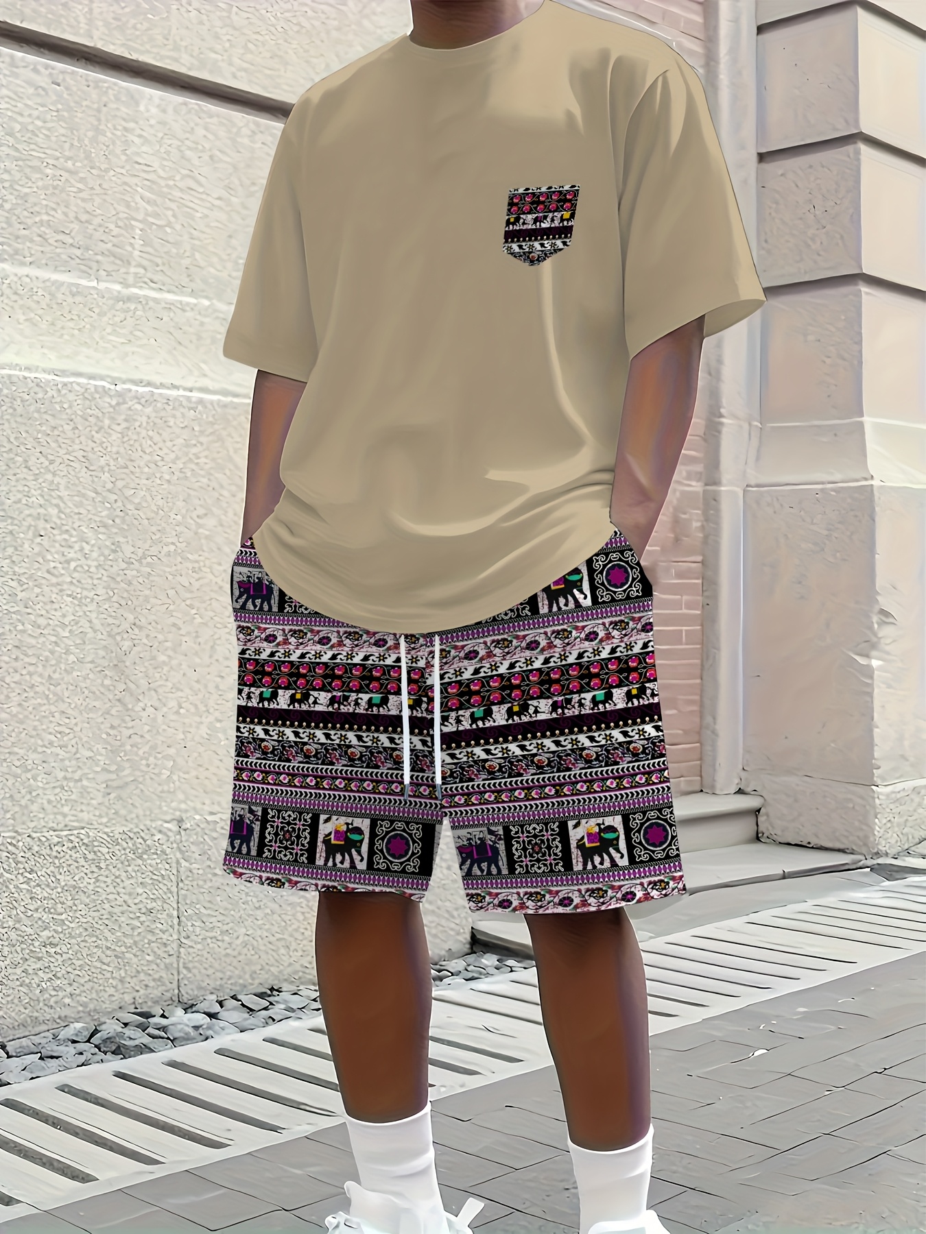 2026 Summer New Men's Short-Sl – Men'S Ethnic & Formal Designer Wear Studio S recenzja i cena