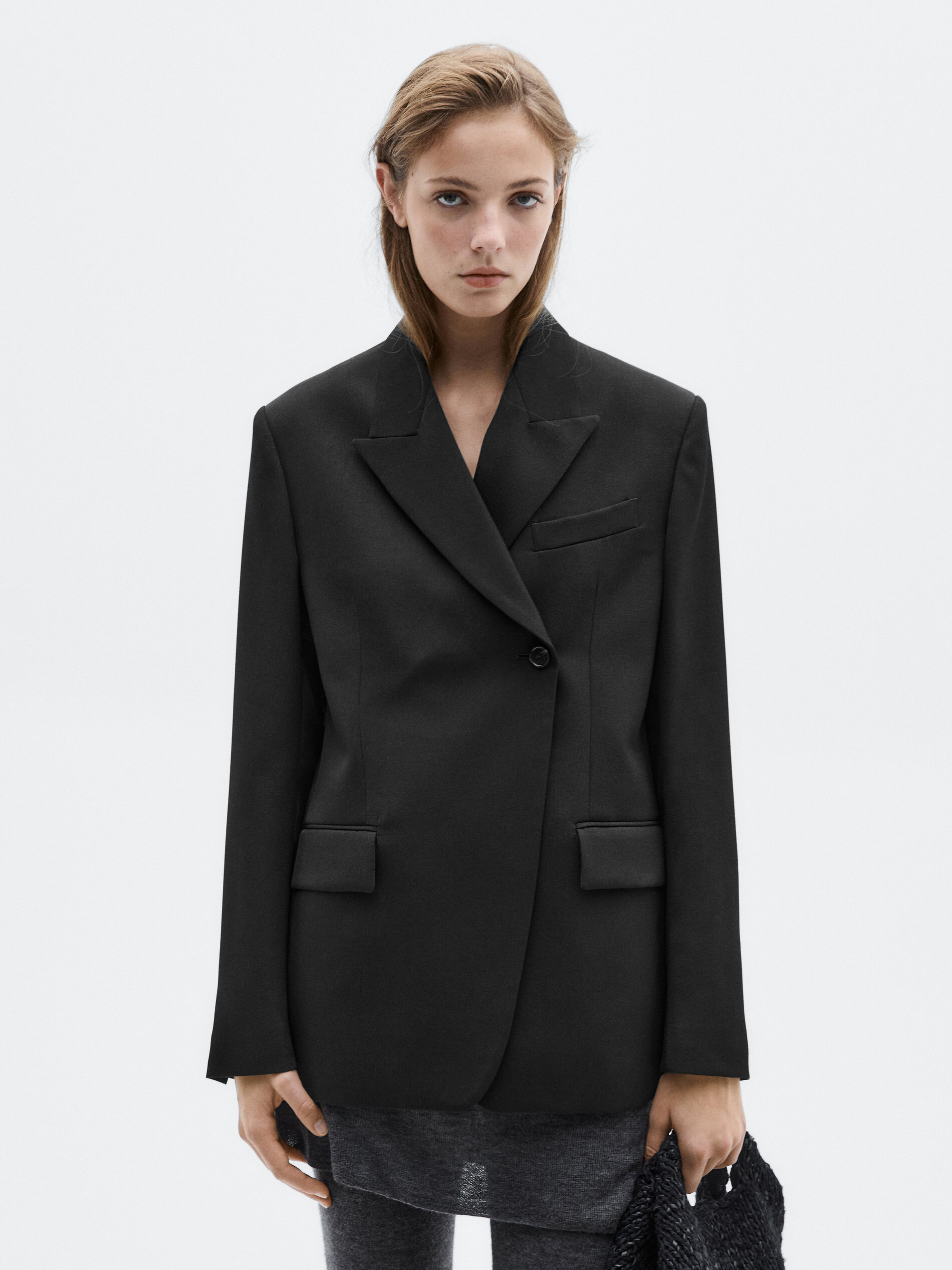 Allingentle Black Woolen Women – Double Breasted Blazer recenzja i cena