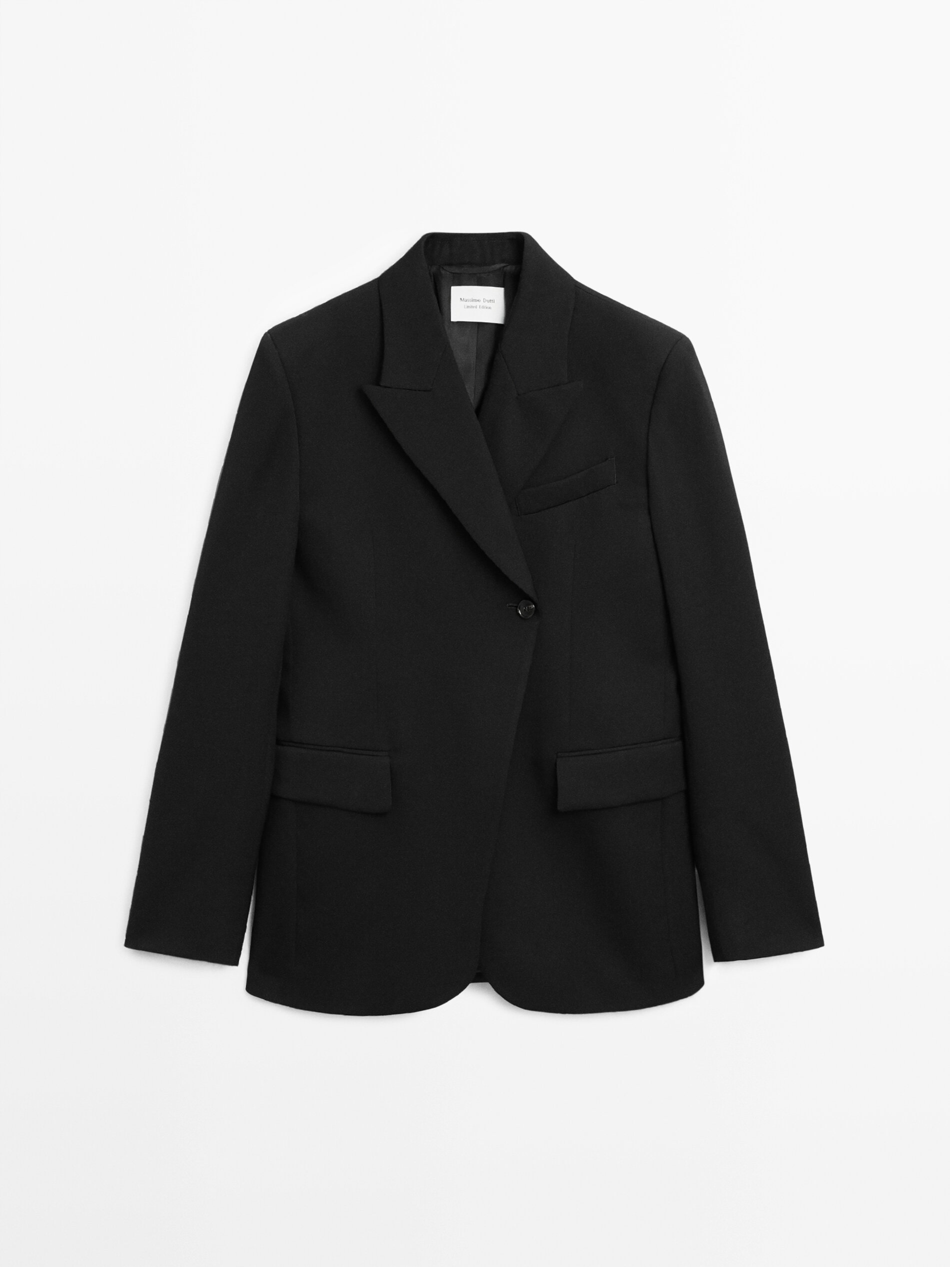Allingentle Black Woolen Women – Double Breasted Blazer recenzja i cena