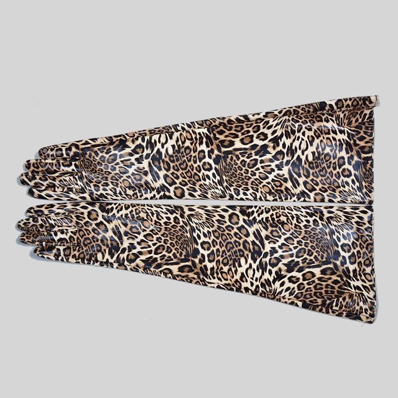 Women's Runway Fashion Leopard – Formal Glove Leather recenzja i cena
