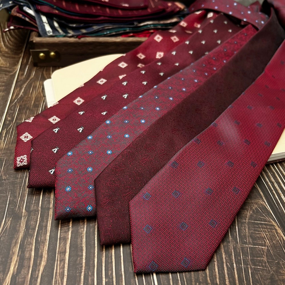 New Trendy Navy Brown Neckties – Men Formal Wear Brown recenzja i cena