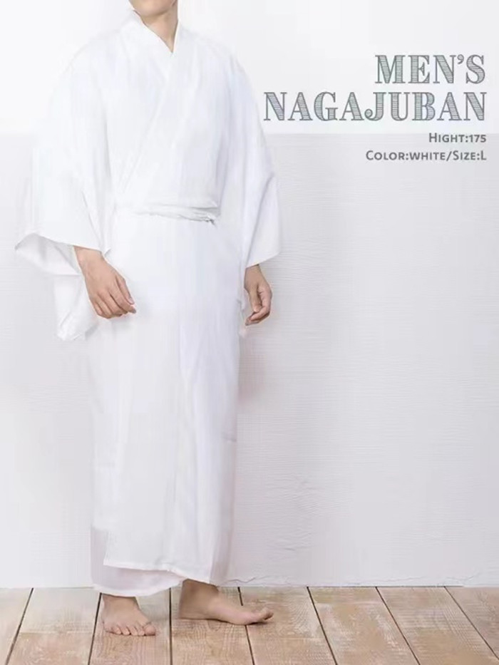 Men's Japanese Kimono Undergar – Traditional Japanese Men'S Formal Wear recenzja i cena