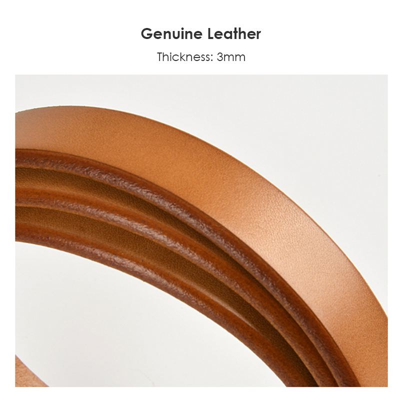 VATLTY 2.3cm Leather Belt for  – Formal Belt Leather Thin recenzja i cena