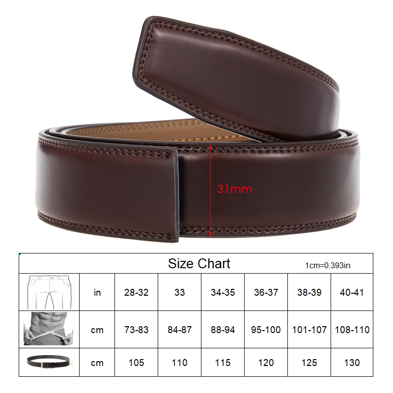 VATLTY Official Genuine Men's  – Formal Belt Leather Thin recenzja i cena