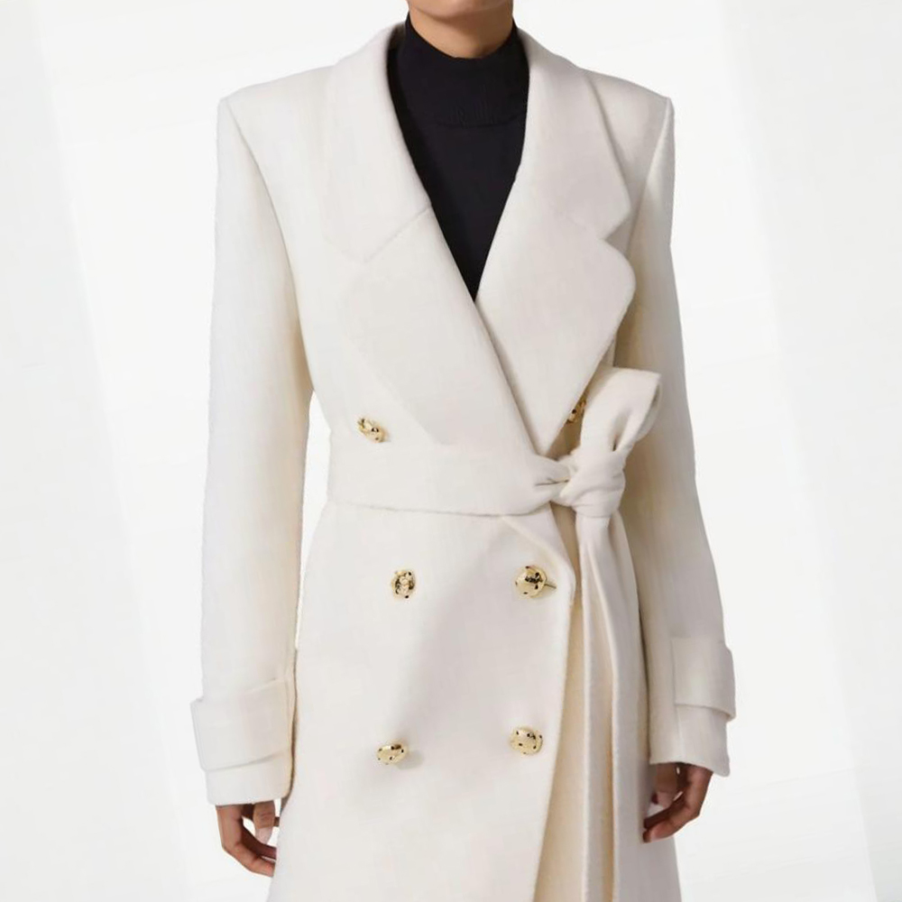 Allingentle Woolen Overcoat fo – Double Breasted Blazer recenzja i cena