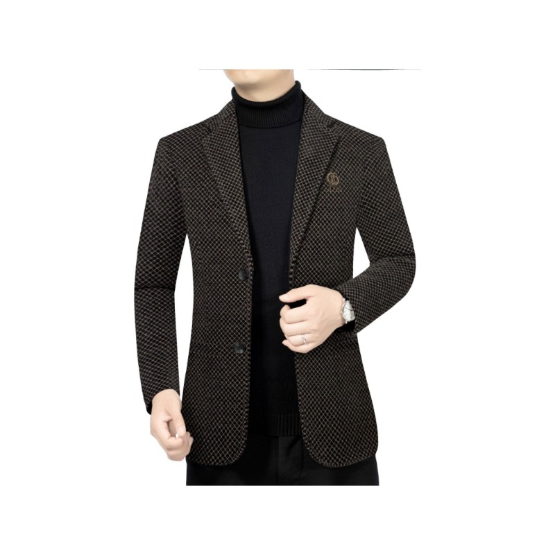 New Winter Men Plaid Business  – Men'S Formal Wear In Winter recenzja i cena