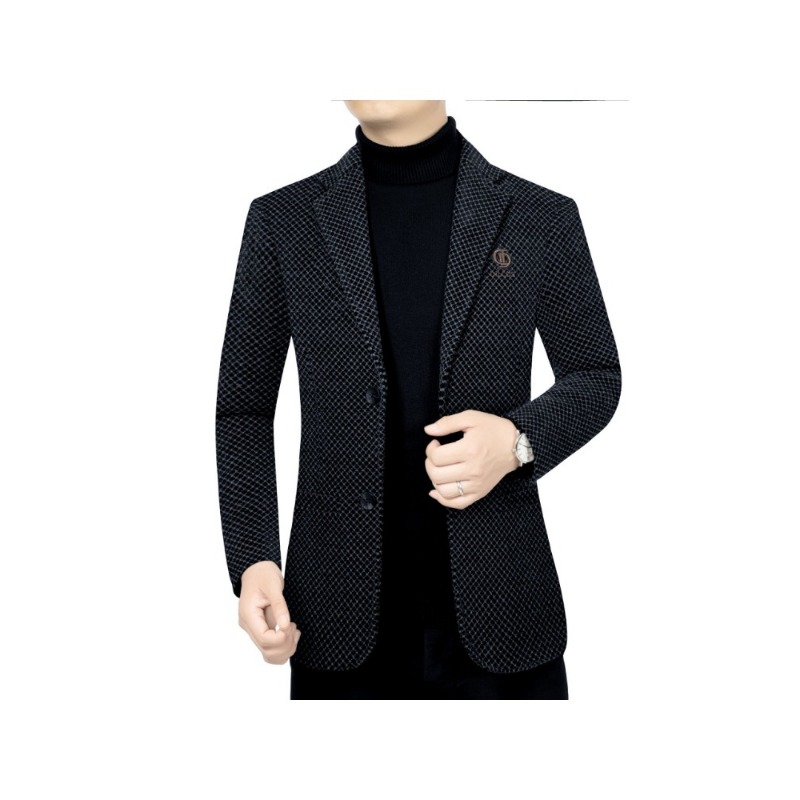 New Winter Men Plaid Business  – Men'S Formal Wear In Winter recenzja i cena