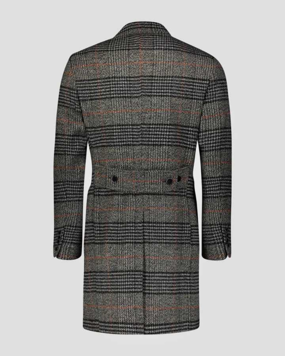 Modern Grid Woolen Blend Men O – Men'S Formal Wear In Winter recenzja i cena