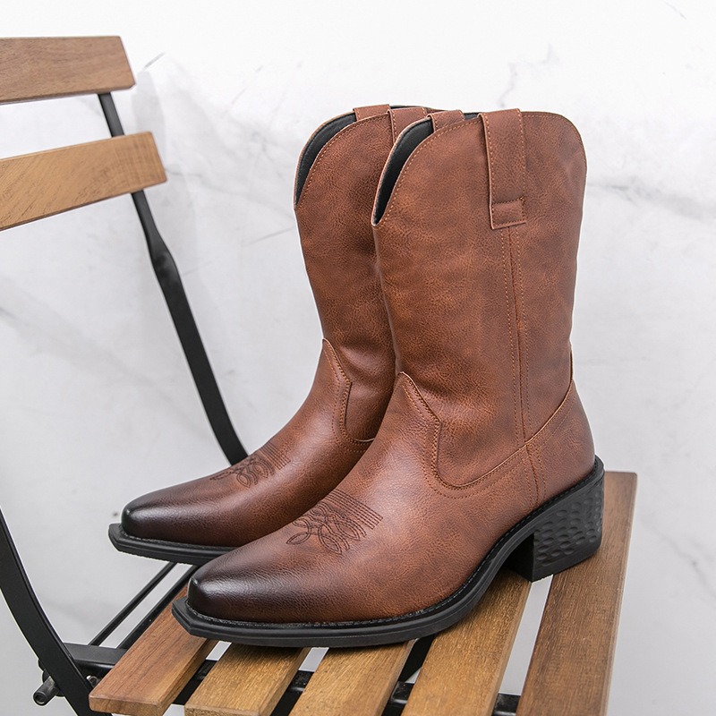 Men Boots Classic Embroidery W – Men'S Ethnic & Formal Designer Wear Studio S recenzja i cena