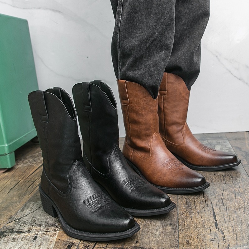 Men Boots Classic Embroidery W – Men'S Ethnic & Formal Designer Wear Studio S recenzja i cena