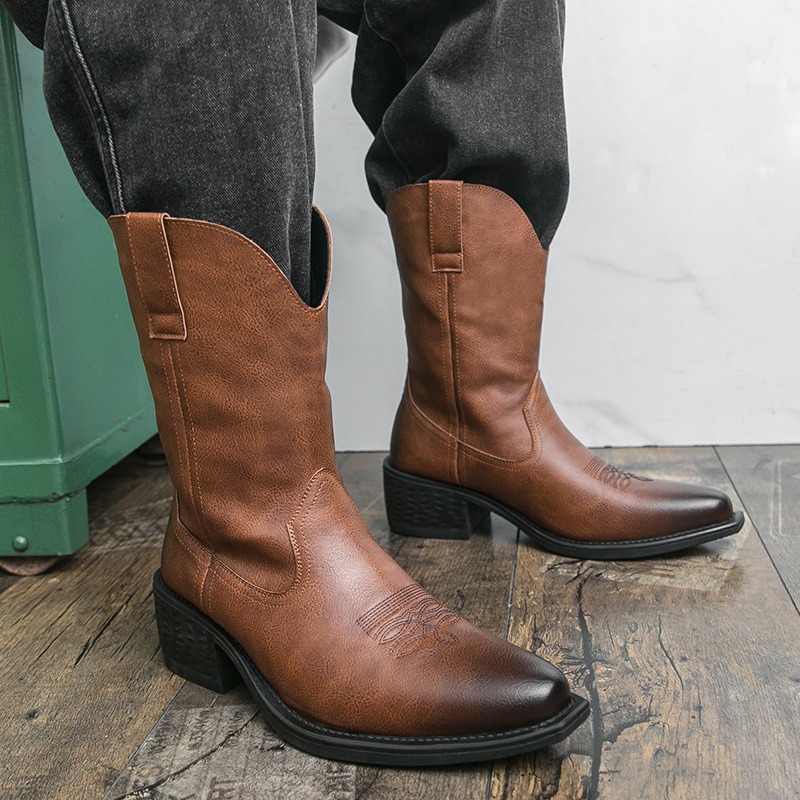 Men Boots Classic Embroidery W – Men'S Ethnic & Formal Designer Wear Studio S recenzja i cena