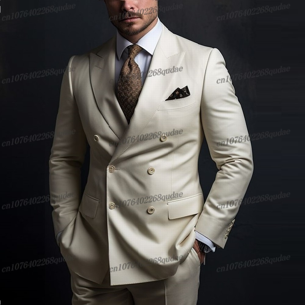 Brown Formal Occasion Men Suit – Men Formal Wear Brown recenzja i cena