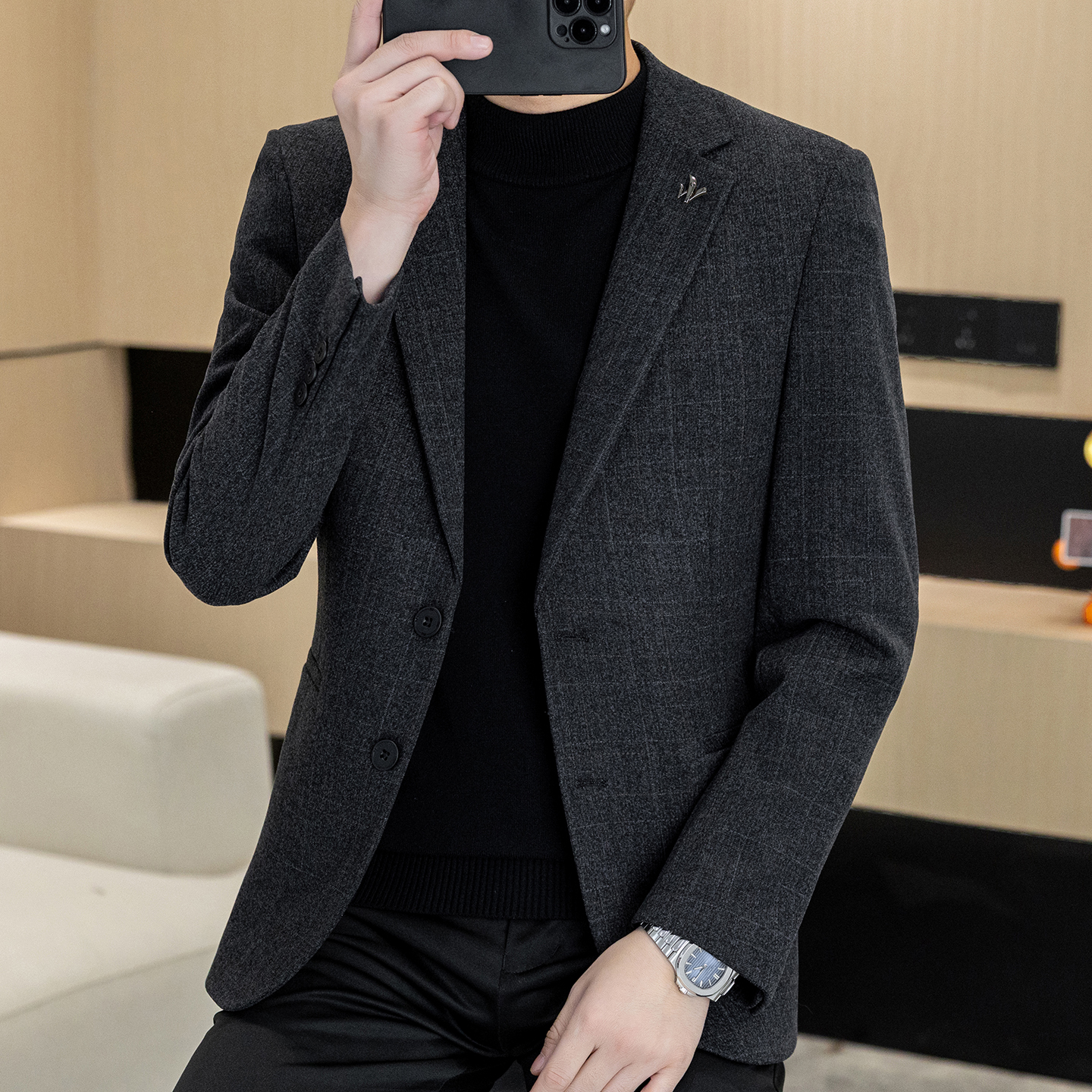 Autumn and winter new men's su – Men'S Formal Wear In Winter recenzja i cena
