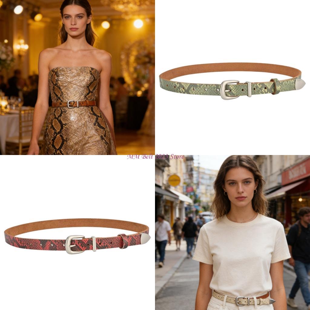 49ME Trendy Thin Waistband For – Formal Belt Leather Thin recenzja i cena