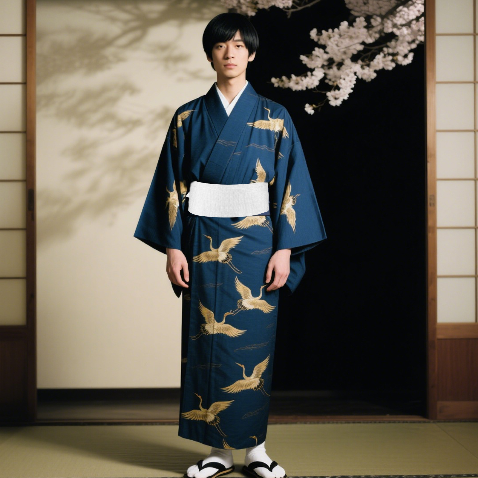Kimono Belt Traditional Japane – Traditional Japanese Men'S Formal Wear recenzja i cena