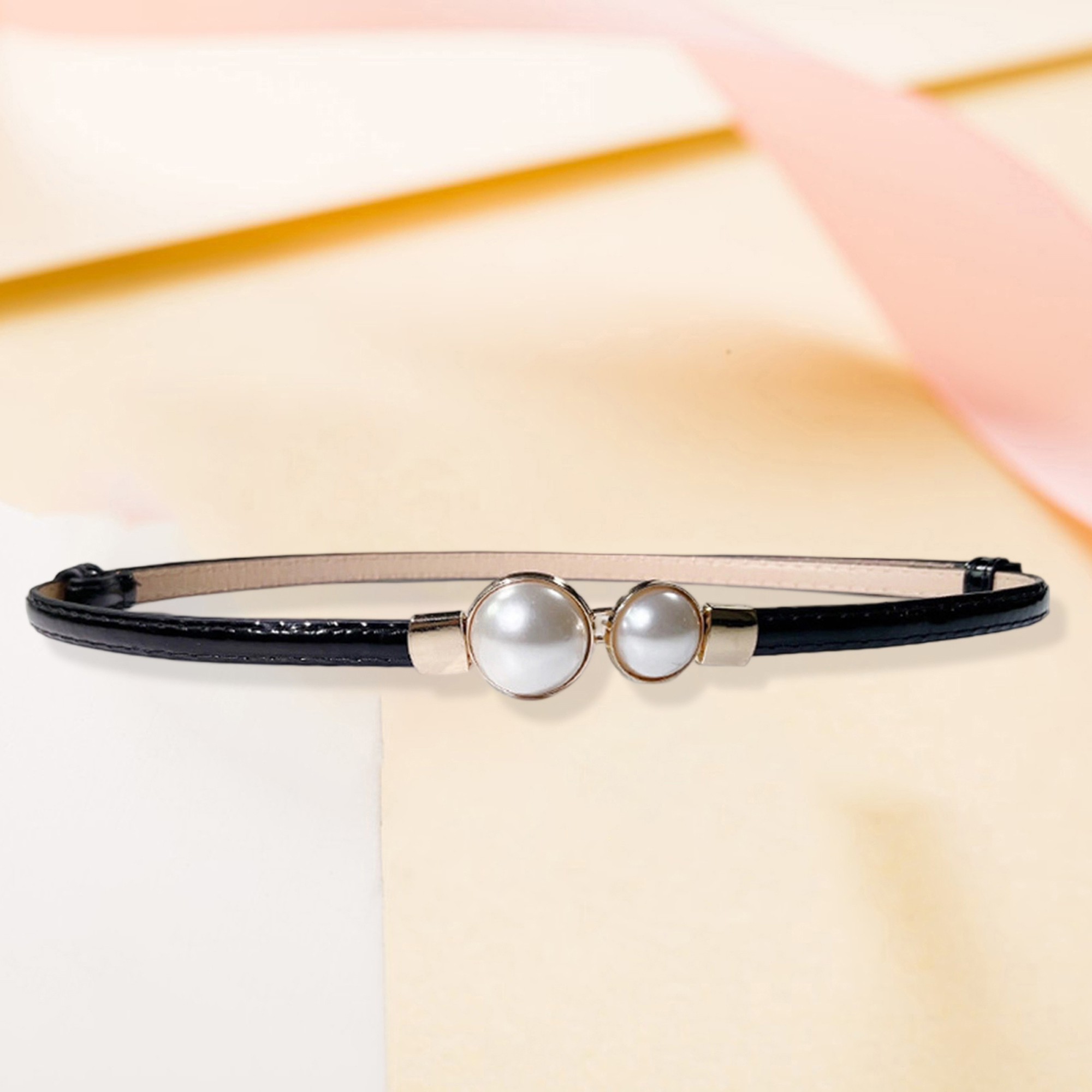 Elegant Women s Leather Belt w – Formal Belt Leather Thin recenzja i cena