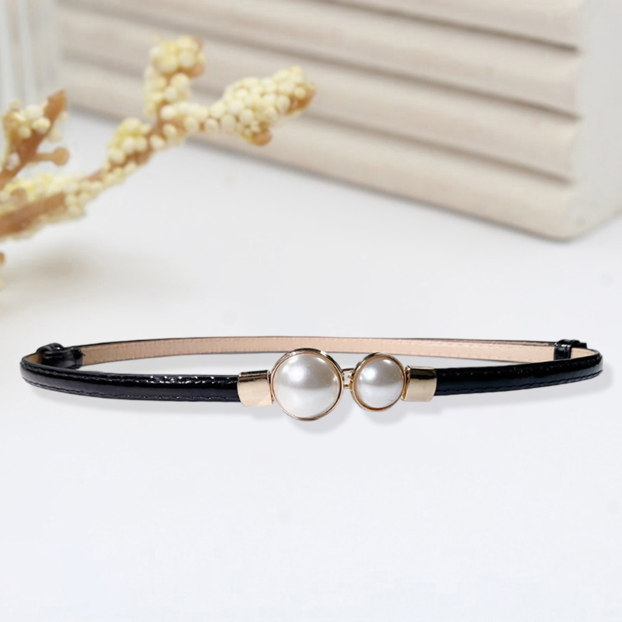 Elegant Women s Leather Belt w – Formal Belt Leather Thin recenzja i cena