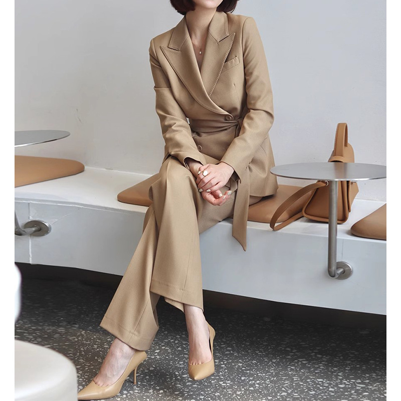 Allingentle Women's Suit 2 Pie – Double Breasted Blazer recenzja i cena