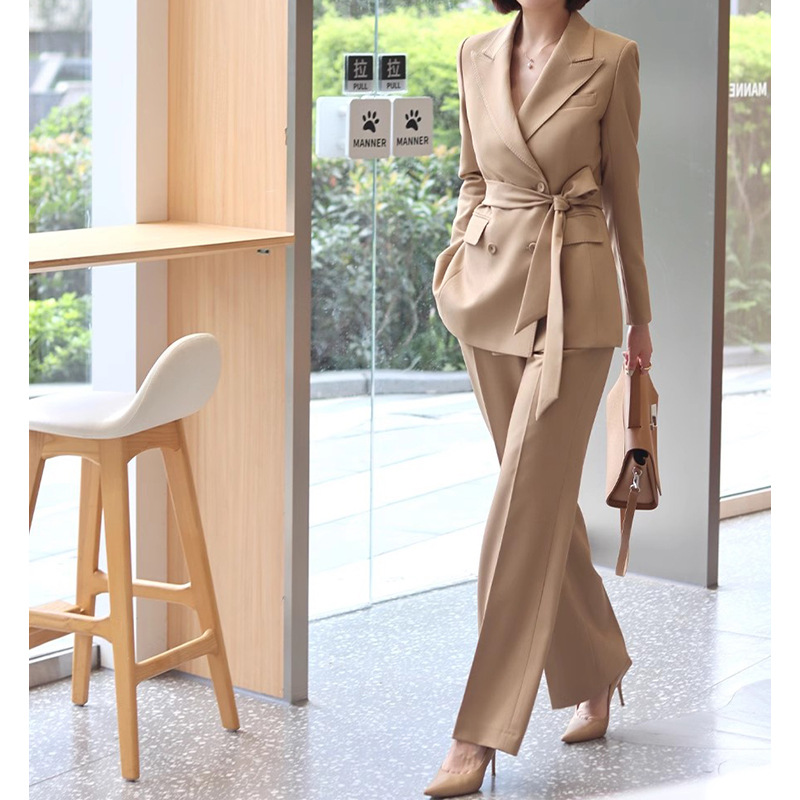 Allingentle Women's Suit 2 Pie – Double Breasted Blazer recenzja i cena