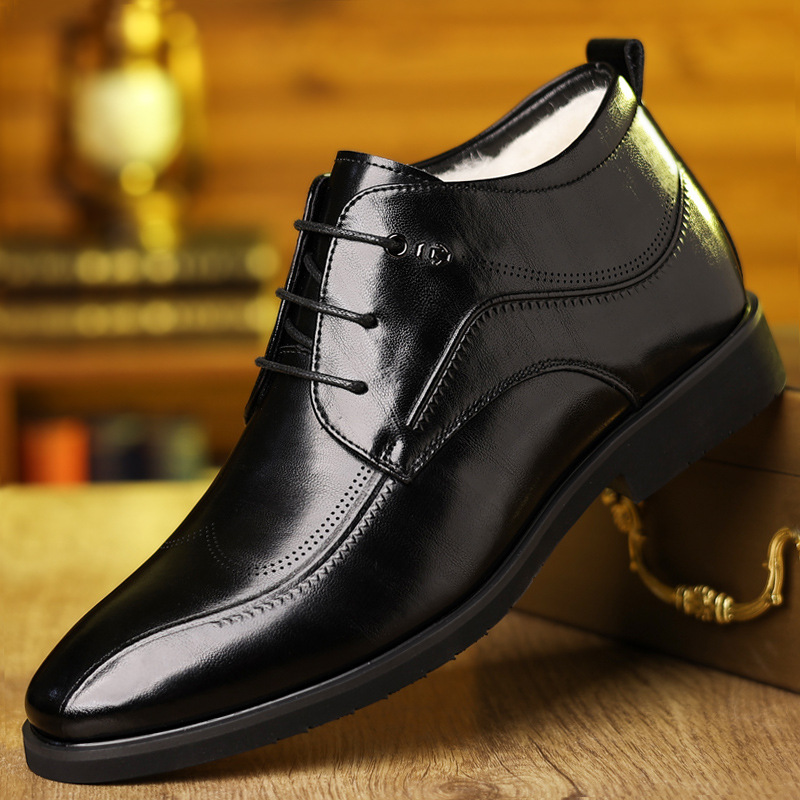 Men's Winter Leather Shoes Vel – Men'S Formal Wear In Winter recenzja i cena