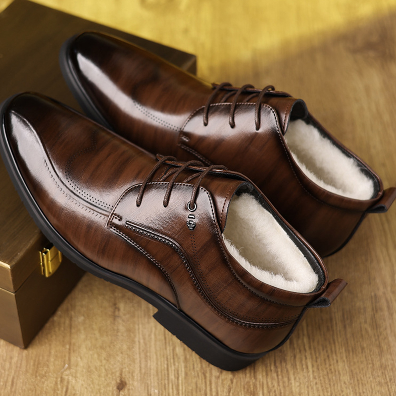 Men's Winter Leather Shoes Vel – Men'S Formal Wear In Winter recenzja i cena